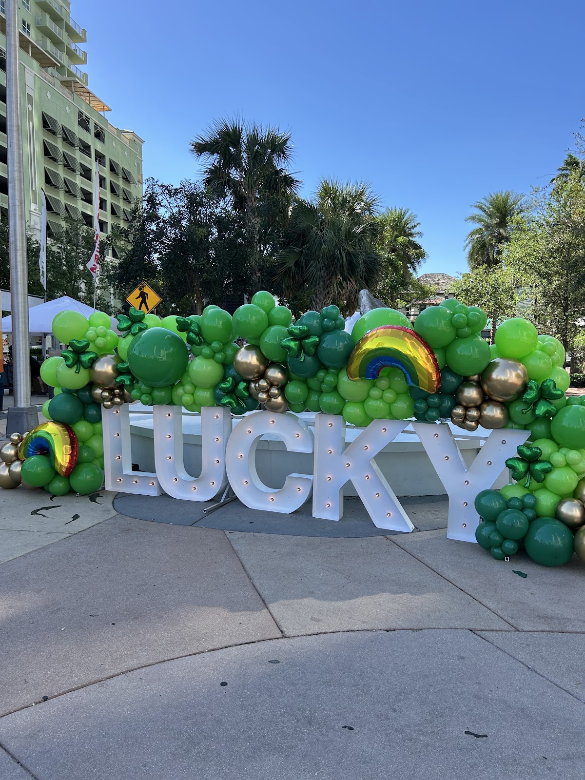 March LUCKY Marquee Displays & Cascades