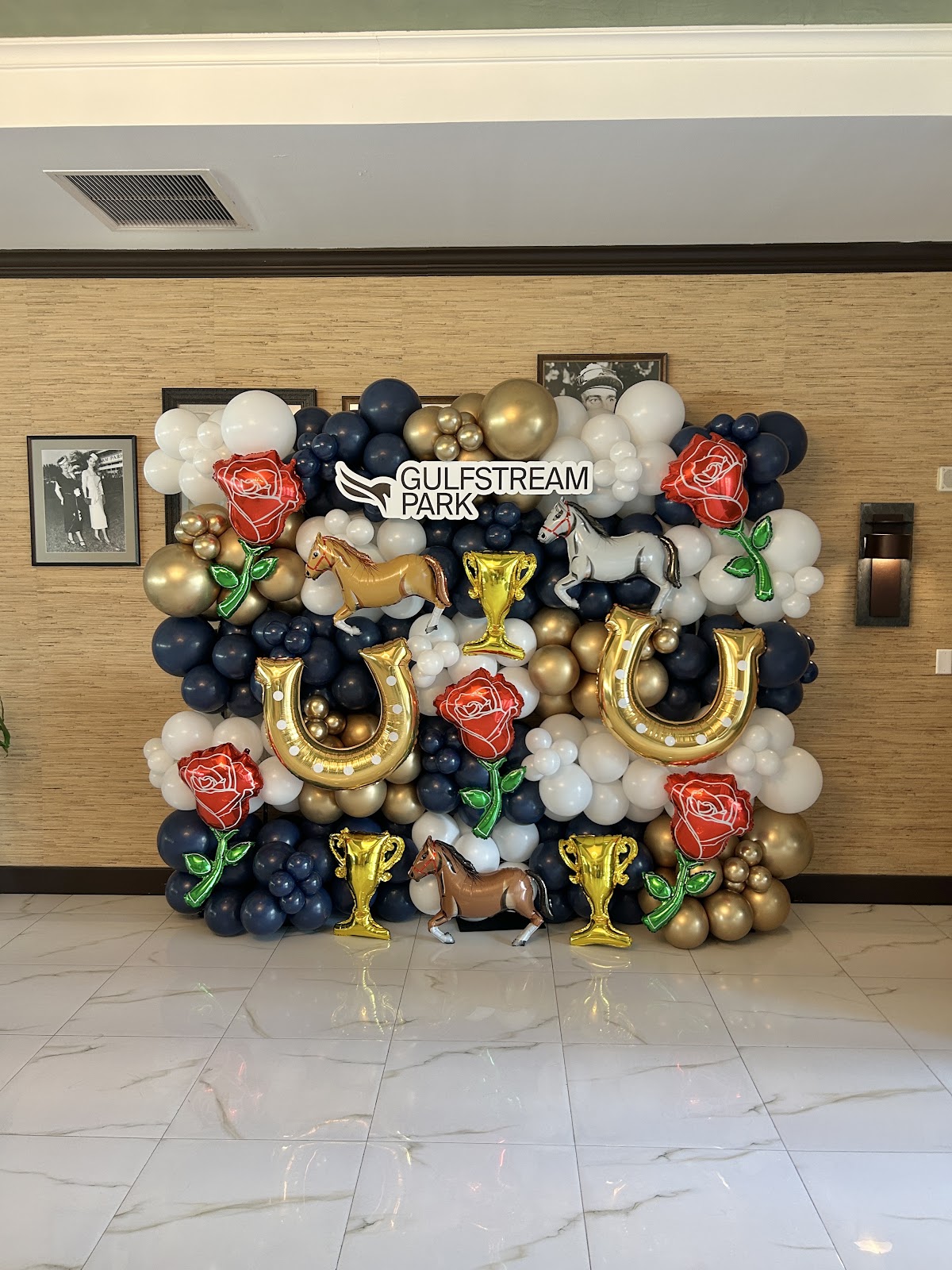 May Kentucky Derby Photo Wall