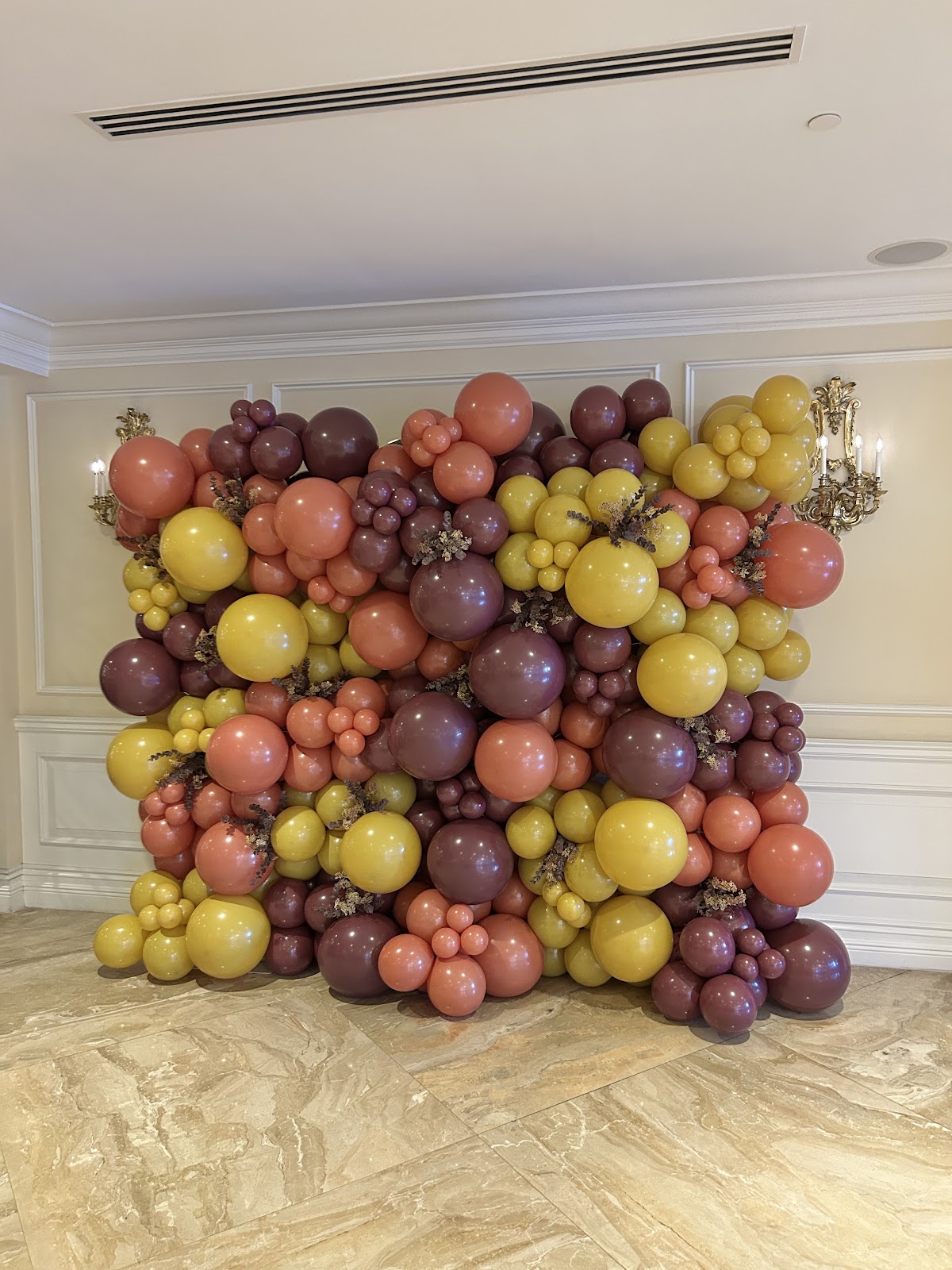November Thanksgiving Hotel Lobby Display