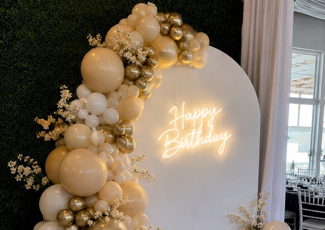 Resort Ballroom Gala & Living Hedge Decor